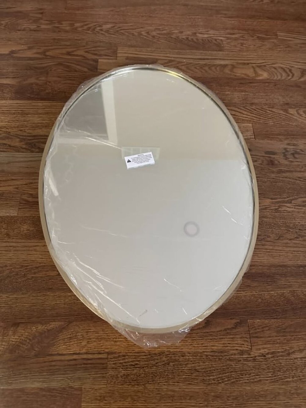 Brand New Gold Oval Wall Mirror – 28” x 20”